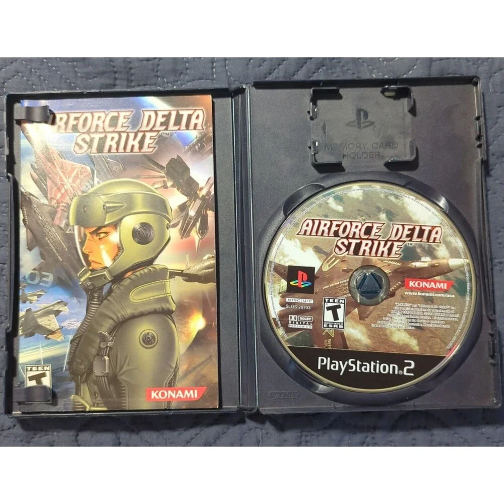 AirForce Delta Strike (Sony PlayStation 2, 2004) PS2 Complete